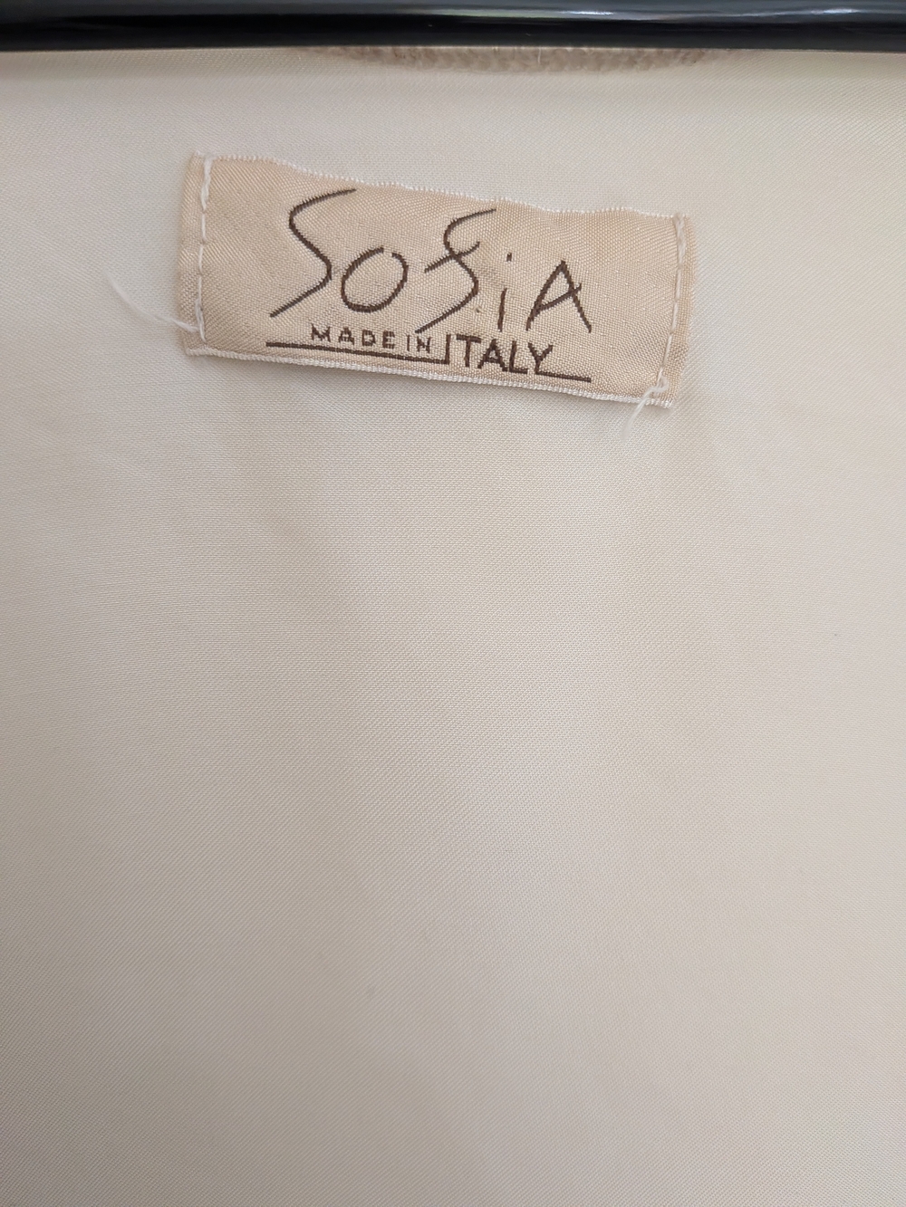 Sofia Elegant Minimalist Ivory Cape Kimono Cover-Up - Picture 4 of 7